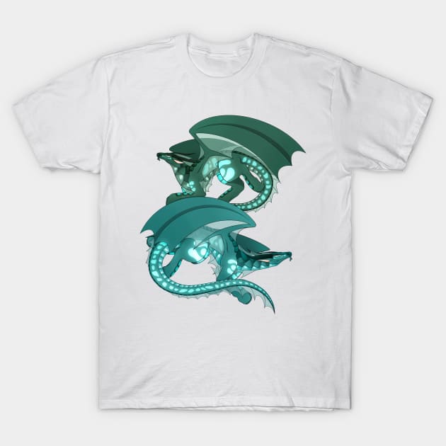 Wings of Fire - Shark and Moray T-Shirt by giratina13